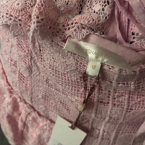 Loveshackfancy Pink Lace Skirt Size 12 - Picture 5 of 6